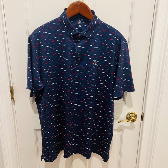 Rhoback Men’s Size XL Performance Golf Polo Shirts - Picture 12 of 16